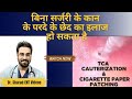 Perforated Eardrum Can be Treated WITHOUT SURGERY || TCA Cauterization & Cigarette  Paper Patching
