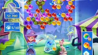 Bubble Witch 2 Saga Level 1953 with no booster & 5 bubbles left