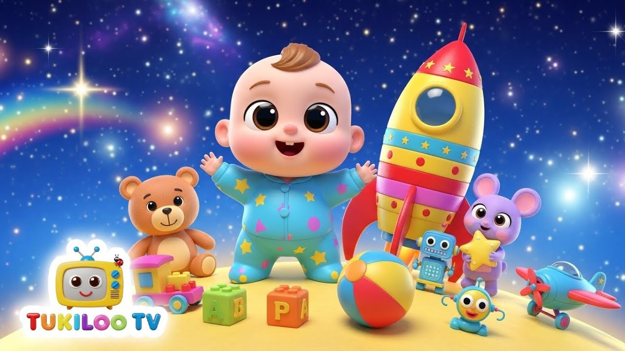 JJ & Mimi’s Space Toy Adventure 🚀🧸 | Fun Baby Song | TUKILOO TV