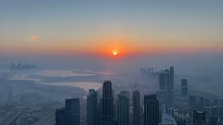 Sunrise over Dubai