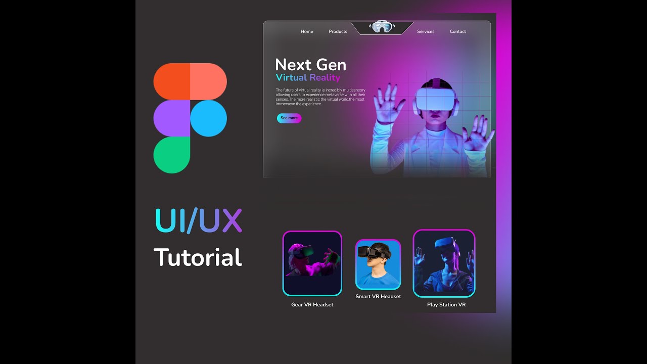 Figma Tutorial | Designing a full website with smart animation in figma ...