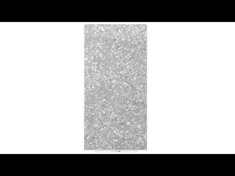 Classic venetian terrazzo floor grey and white video