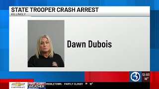 BOOKING PHOTO: Woman drives the wrong way on Route 6, crashes into cruiser in Killingly, troopers...