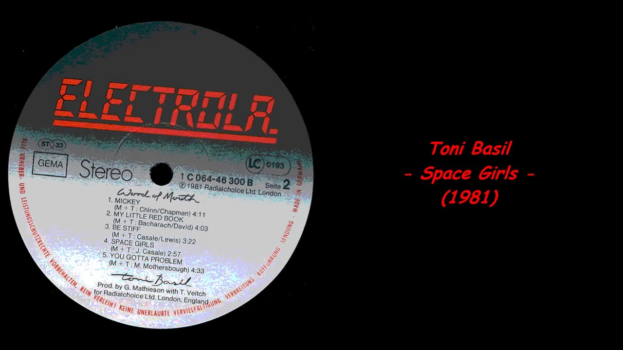 Toni Basil - Space Girls (1981)