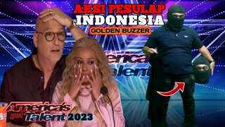 VIRAL TERBARU.!! AKSI PESULAP INDONESIA MENGHEBOHKAN PANGGUNG AMERICA'S GOT TALENT 2023