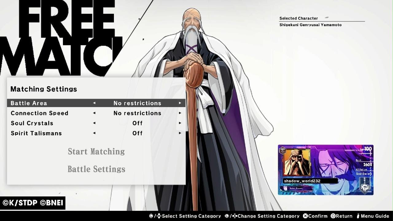 BLEACH Rebirth of Souls UNOHANA vs YAMA