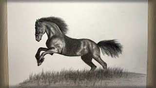 Cómo dibujar un Caballo|paso o paso|Рисуем лошадь|horse|mejor
