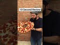 Giant Pizza Bagel - 10 Second Review