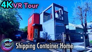 360° VR Tour  -Airbnb Shipping Container Home In San Antonio, Texas