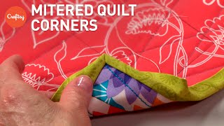 No-Bulk Mitered Quilt Binding (Mitered Corners) | Tutorial with Show Quilter Susan Cleveland