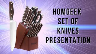 Homgeek Set of Knives Presentation