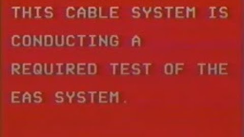 EAS Required Weekly Test (IDEA/ONICS) (1/11/2002)
