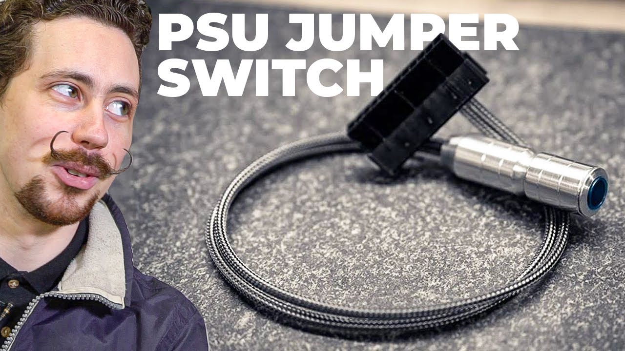 How to Make a PSU Jumper Switch bittech Modding YouTube
