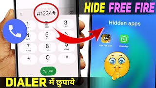 Phone Dialer Me Free Fire Ko Kaise Chupaye | How to hide free fire in dialer realme / redmi screenshot 3