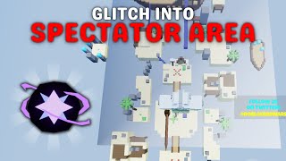 How to glitch into the Spectator Area in Roblox BedWars