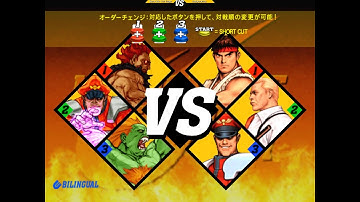 CvS2 - Gene Ws 11th finger [Akuma, M.Bison, Blanka] vs. luckycharmz [Ryu, Eagle, M.Bison] [10-19-20]