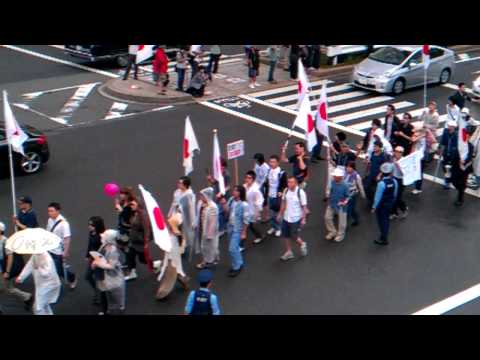 8月21日フジテレビ抗議デモ（16時からの方）人数カウント用動画7/10