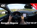 Renault Megane 2021 - POV Test drive in 4K | 1.3 TCE - 140 HP, 7-speed EDC (Croatian Autobahn)