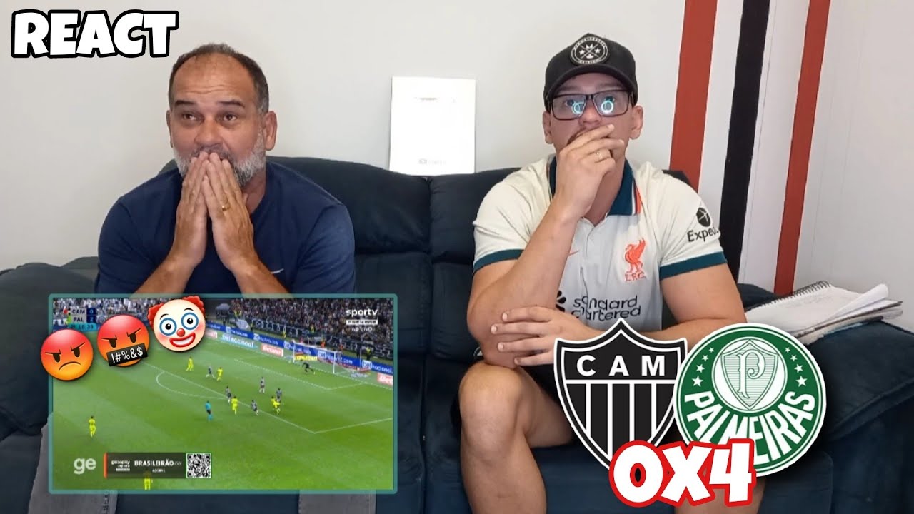 REACT ATLETICO MG 0X4 PALMEIRAS - PASSEIO EM MINAS!