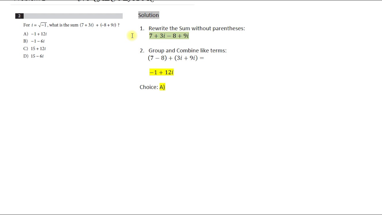 T1 S3 P2: Test 1, Section 3, Problem 2 - YouTube