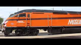 Metra Heritage trains