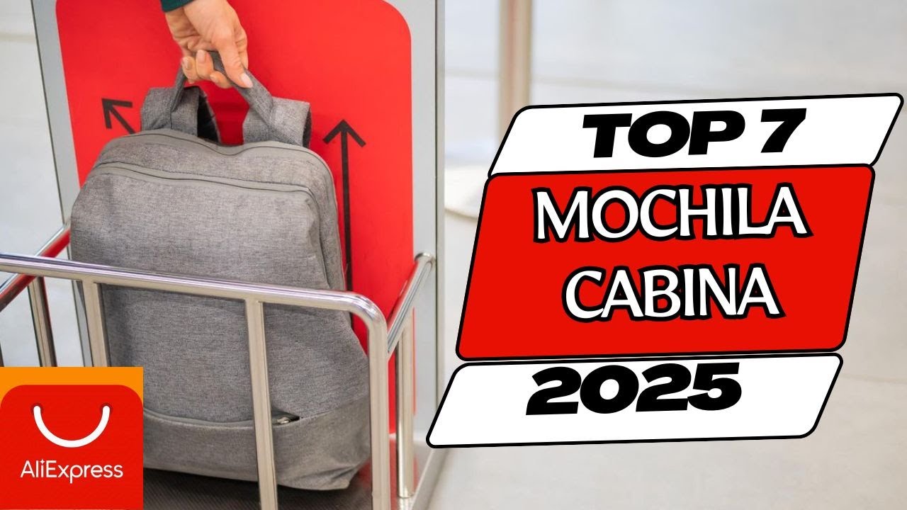 🥇Las 7 mejores MOCHILAS de VIAJE para CABINA  Buenas y Baratos | Mejor valoradas ALIEXPRESS⭐2025✅