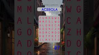 Encontre a palavra ACEROLA, caça-palavra Fácil, Jogos de Palavras Online screenshot 3