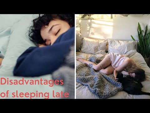Disadvantages of sleeping late - YouTube
