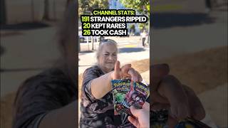 71 year old woman opens her first pack of pokemon cards