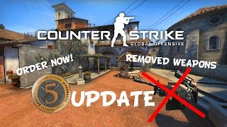 CSGO | UPDATE! WEAPONS REMOVED FROM MM!!!