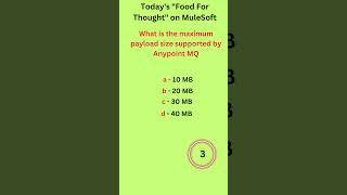 MuleSoft Questions Integration #mulesoft #integration #shorts #viral