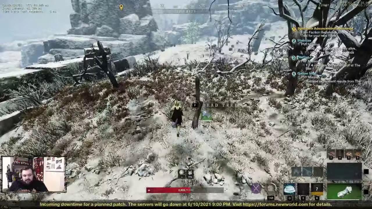 LIVE. Caveman set fire to New world