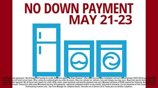 No Down Payment  May 21-23 - Furniture, Appliances and more :15 screenshot 3