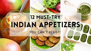 12 Must-try Indian Appetizers You Can't Resist! #sharpaspirant #indianappetizers #indianappetizer