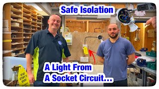 How to Wire a Light From a Socket Outlet & Safe Isolation of a Switched Fuse Connection Unit (Spur)