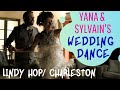 Быстрый свадебный танец линди хоп/чарльстон (Lindy Hop/ Swing Dance).