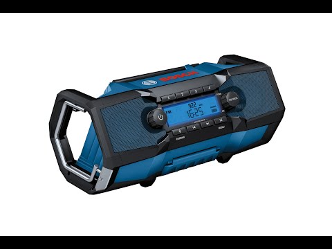 Радіоприймач Bosch GPB 18V-2 C PROFESSIONAL 06014A3000, видео 1