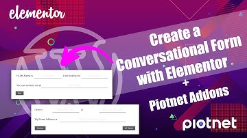 How to create a Conversational (Typeform-like/Alternative) Form | Elementor + PAFE