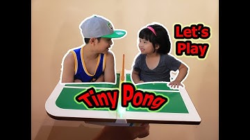 TINY PONG | Solo Table Tennis Game | Brings An Exciting Bouncing Action