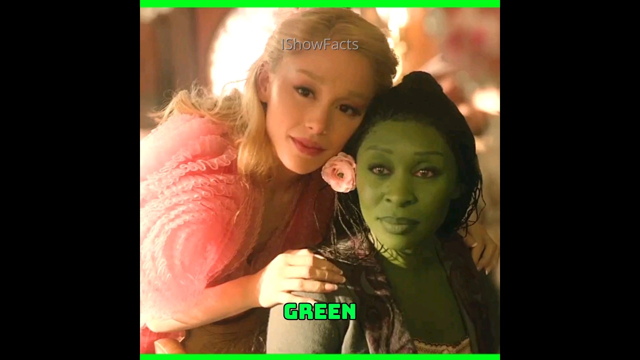 How did the Witch's SKIN become Green in WICKED??        