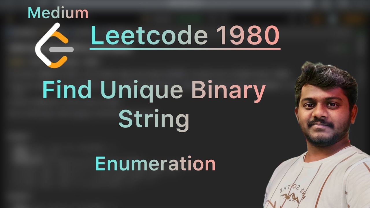 Leetcode 1980. Find Unique Binary String - YouTube