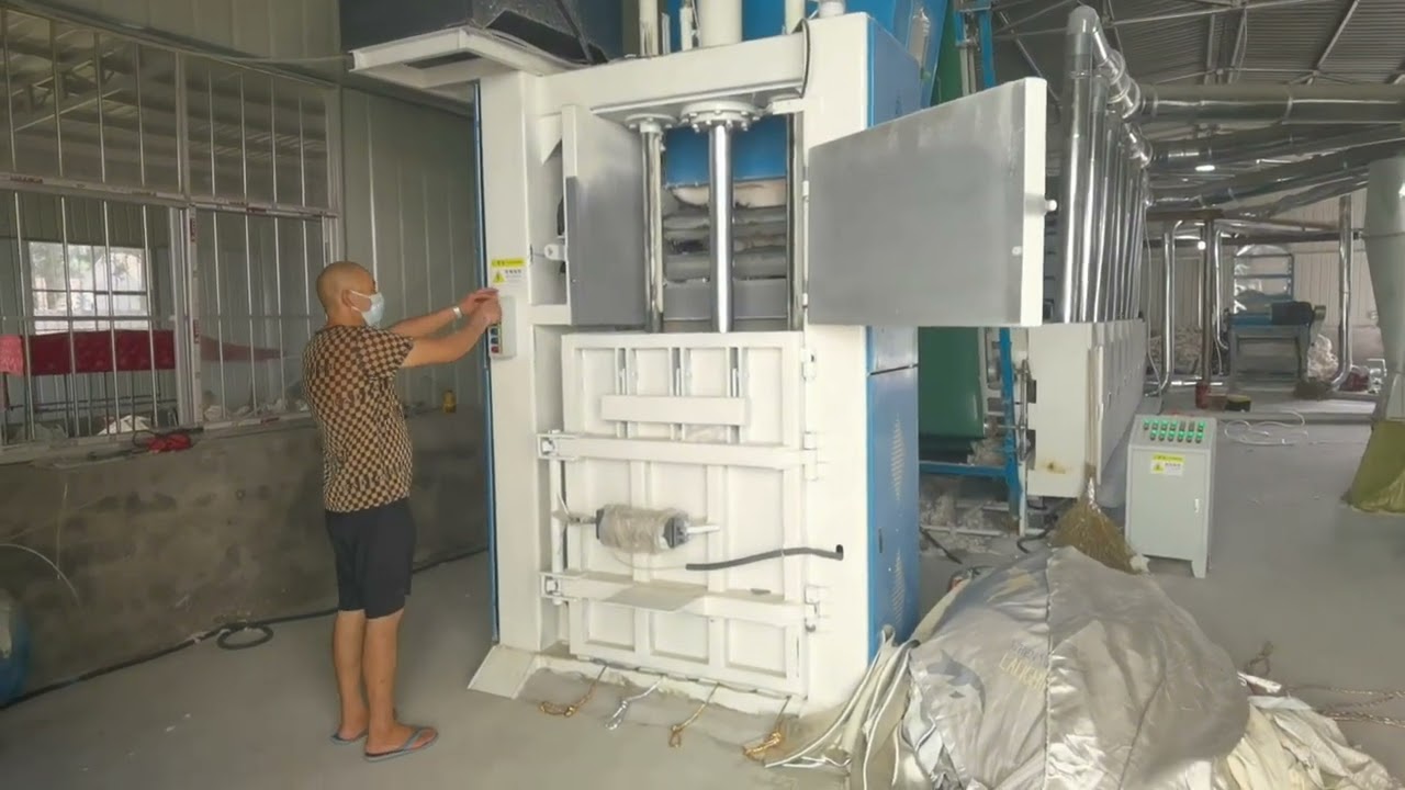 Cotton baler, hydraulic baler, automatic cotton baler
