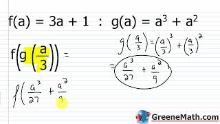 Function Composition Practice Test Full Solutions