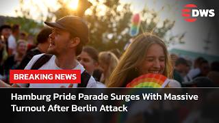 WATCH NOW: Record Crowds At Hamburg Pride March Following Berlin Attack Concerns | DWS News | AM14