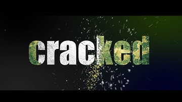 Create a Cinematic Text Shatter Effect in After Effects |after effects text animation | tutorial