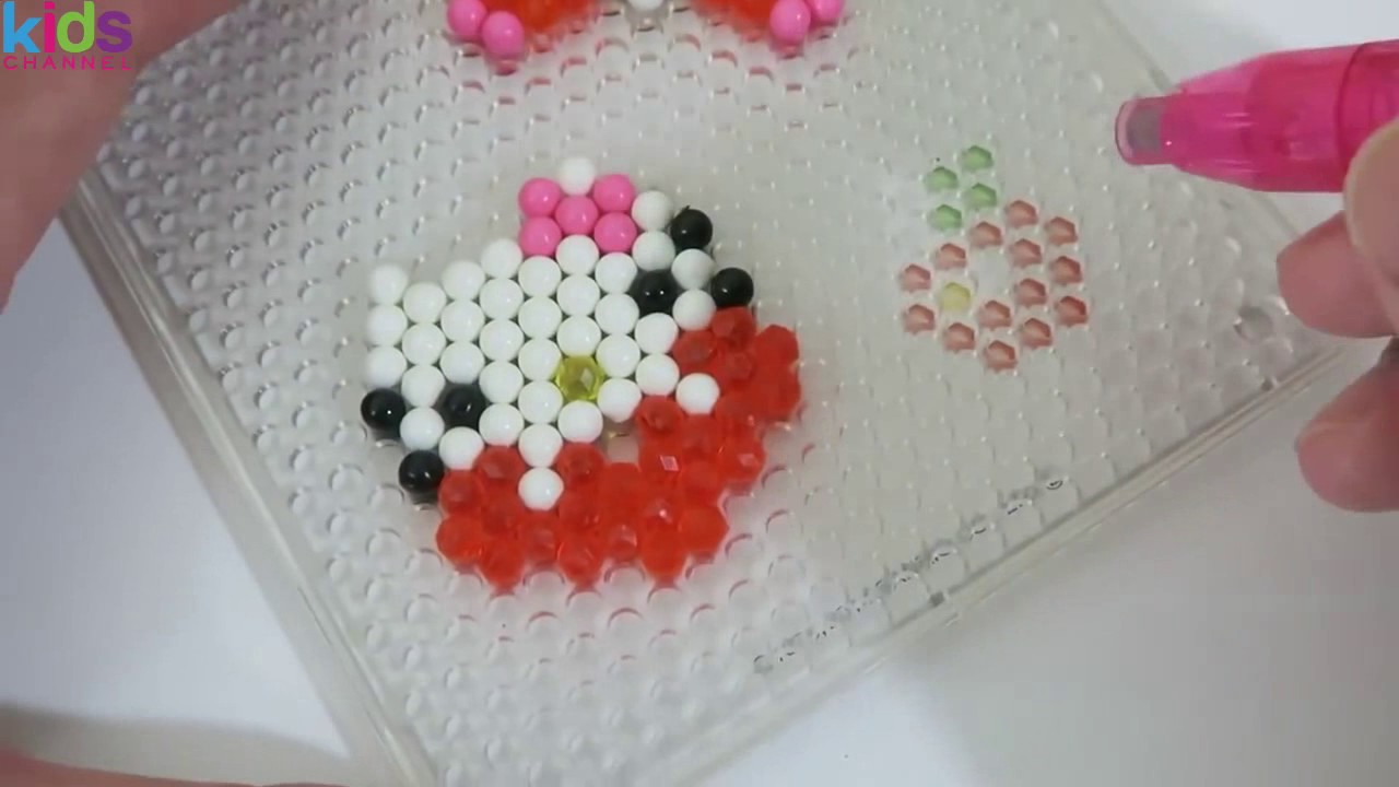 Hello Kitty AquaBeads Barrette Playset Part 2 | DIY Make Your Own Hello ...