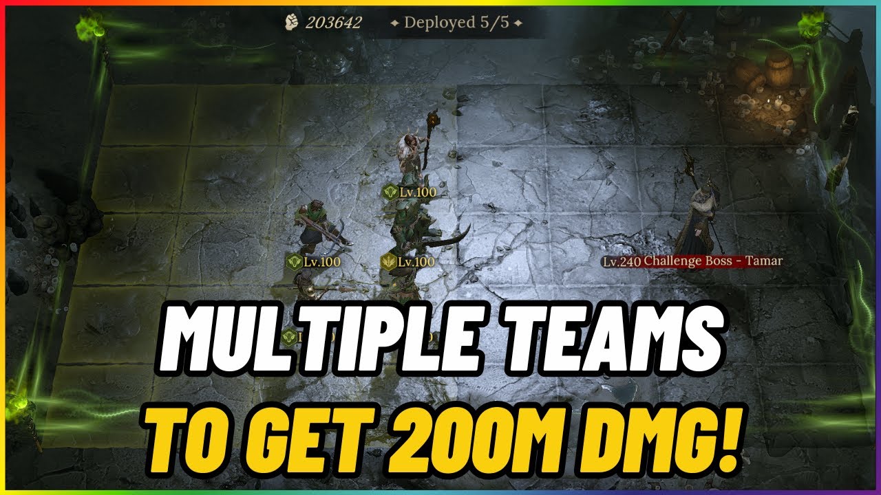 The Best Teams To Beat Tamar And Do 200M+ DMG & F2P Formation In DragonHeir  x Dragonstride