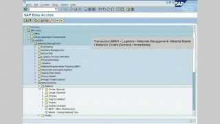 How to Create a Material Master Record in SAP MM