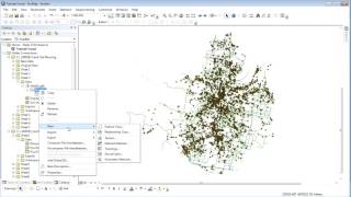 Tutorial 8 Step 3 Converting road feature class into a Network Dataset