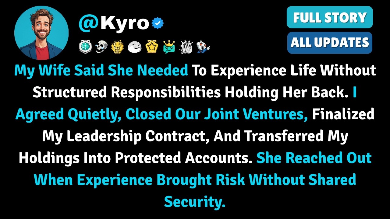 My Wife Said She Needed To Experience Life Without Structured Responsibilities Holding Her Back...